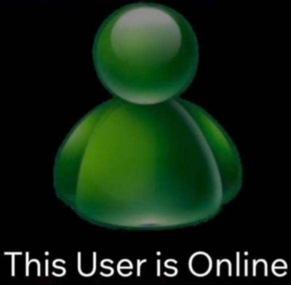 msn messenger green person icon "This User is Online"