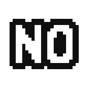 :text_no: